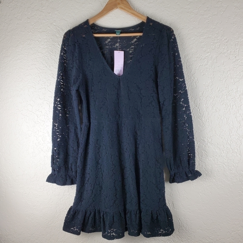 NWOT Wild Fable Brushed Lace Skater Dress Size Medium - Picture 3 of 11